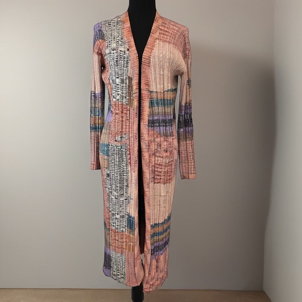 Anthropologie Patchwork Cardigan Sweater. Retails $198 - Picture 4 of 13